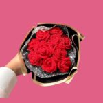 Floreal Handmade Crochet Blooming Rose Flower