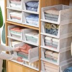 JD FRESH 12 Pieces Stackable Wardrobe Organizer for Storage